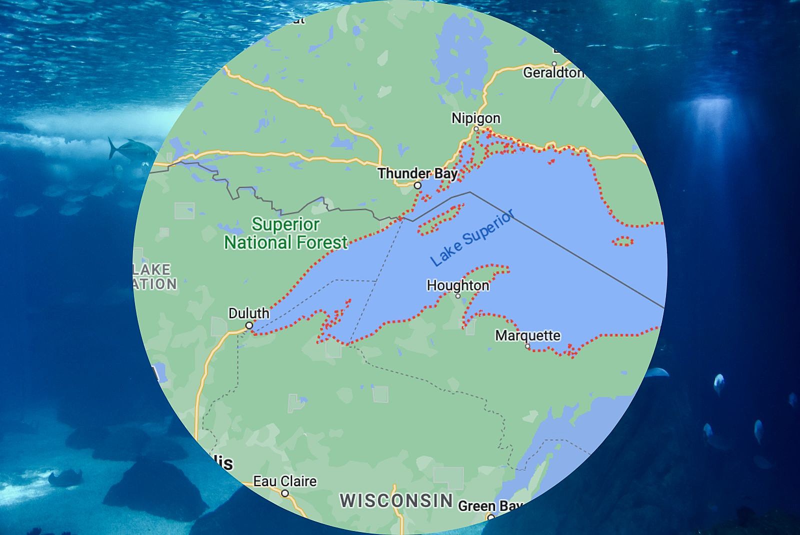 Lake Superior Minnesota-Google Maps