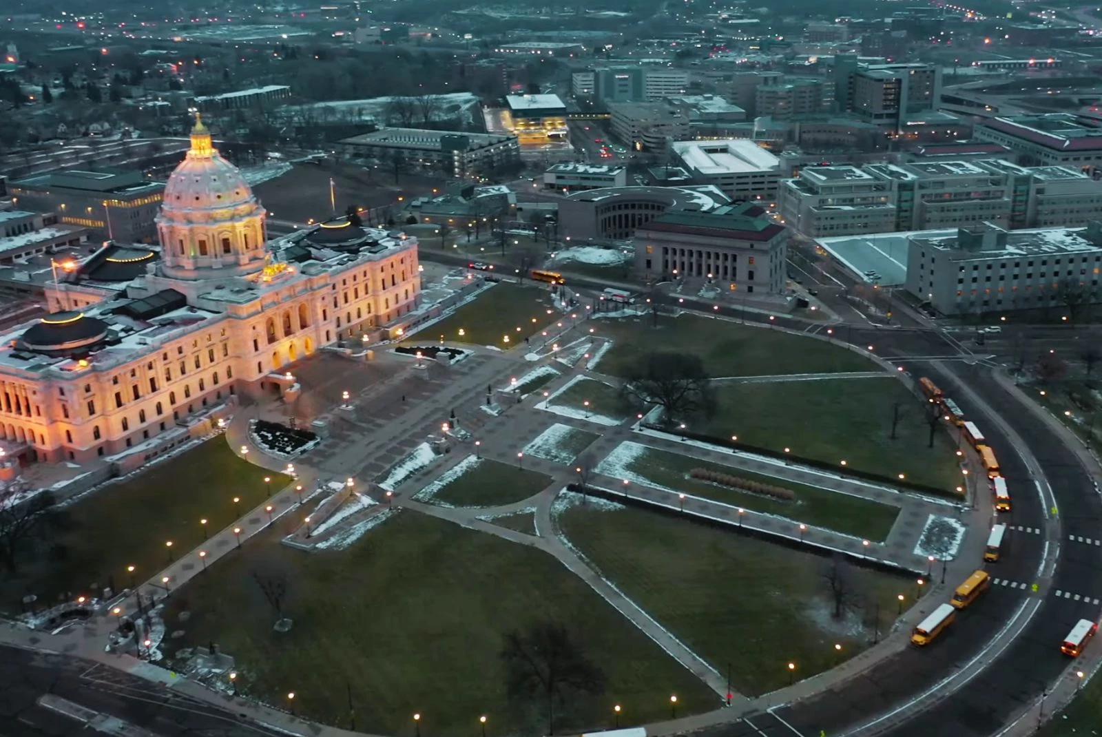 Minnesota State Capital via  South Dakota Drone Youtube